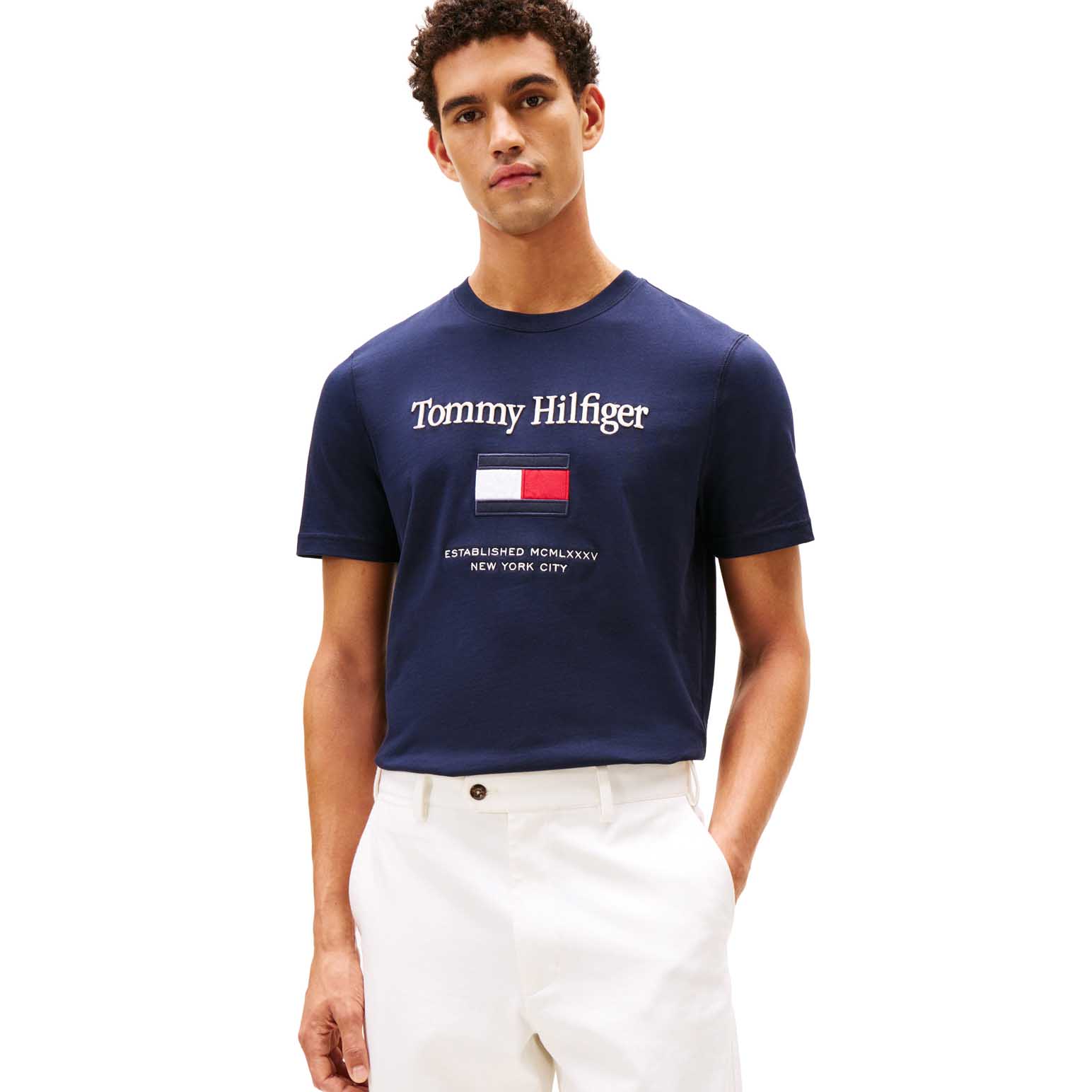 Tommy Hilfiger Tommy Embro Flag Tee